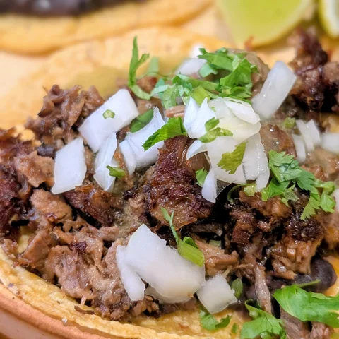 Suadero taco at Apapacho Mexican Fonda, Wellington