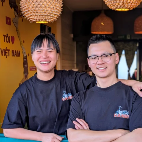 Julie & Bodi, founders of Phở Yến